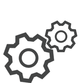 icon of interconnected cogs